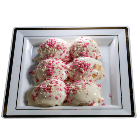 Mini Pancakes (10 ct) - Strawberries and Cream